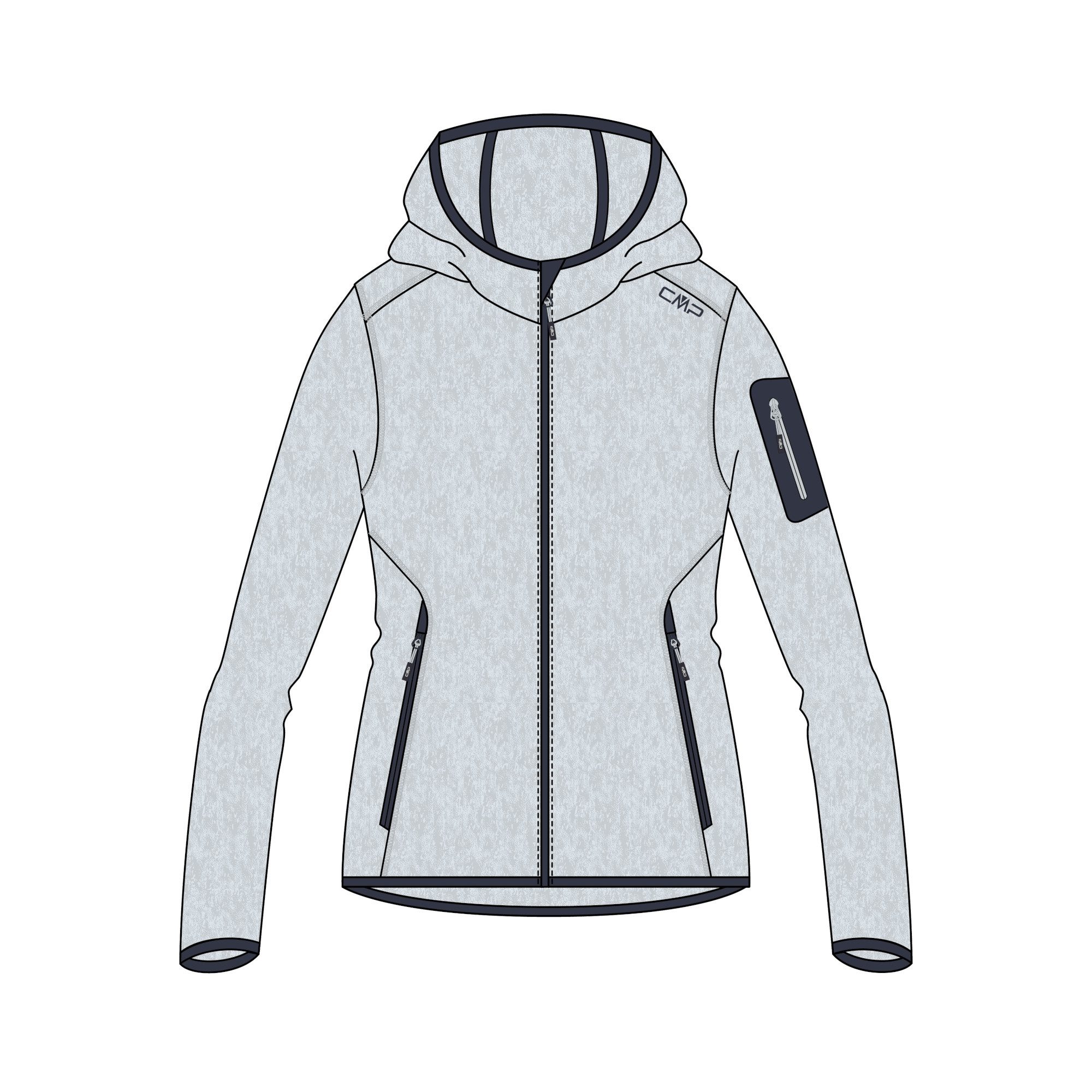 CMP Fleecejacke CMP Damen Jacke Knitted günstig online kaufen