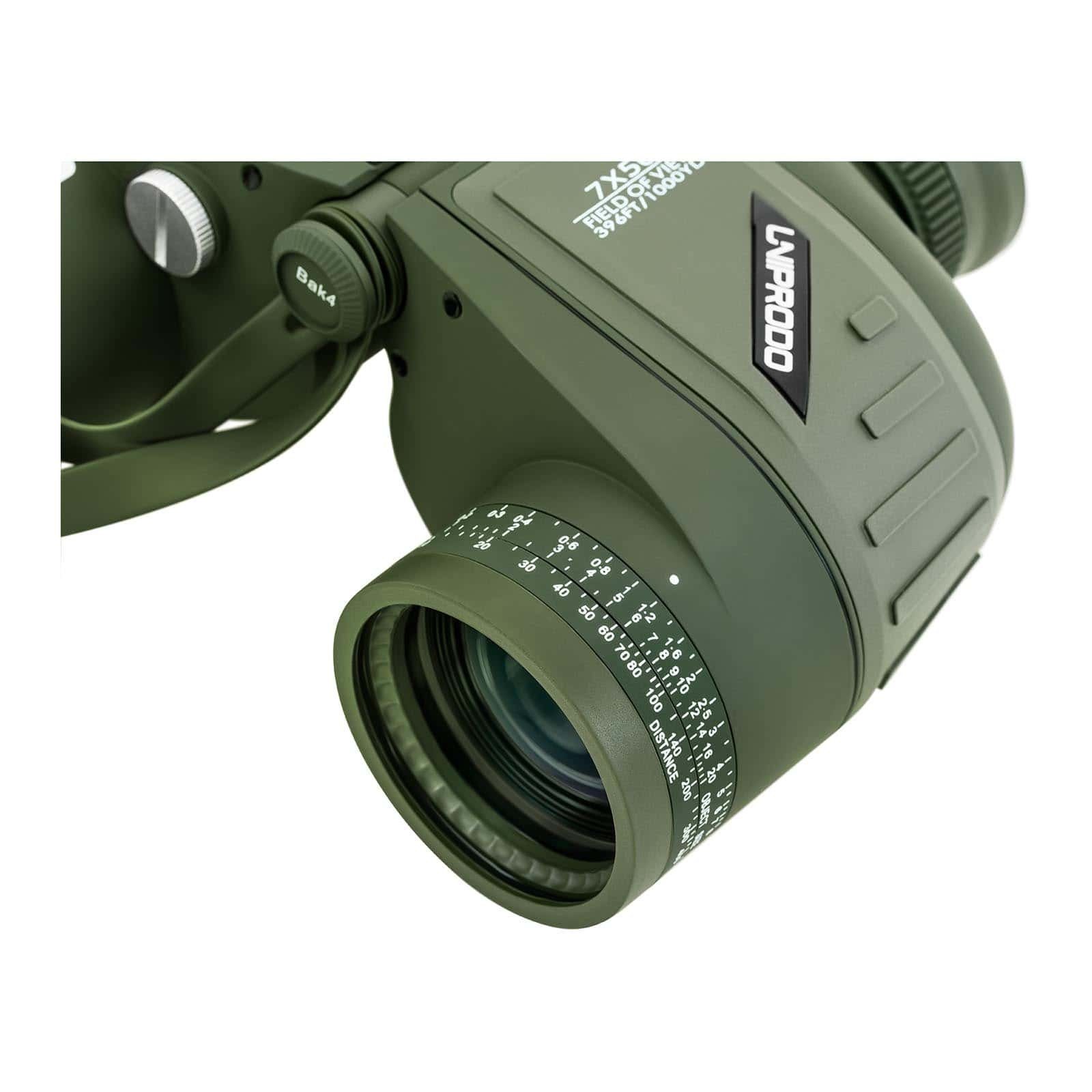 Jagdfernglas Uniprodo Feldstecher Fernglas BK-7 Vergrößerung Binocular 7-fach