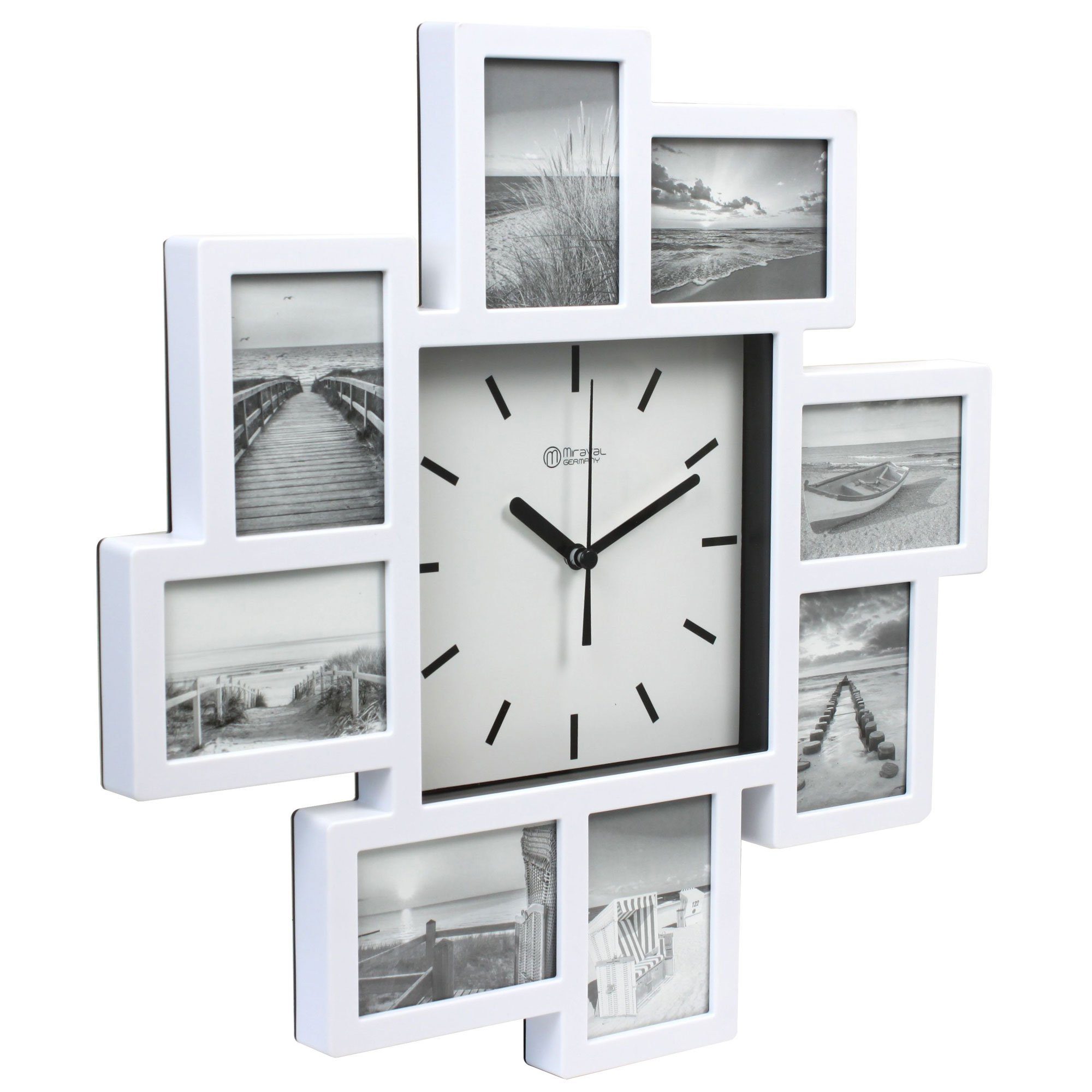 Miraval Funkwanduhr Design Funk-Bilderahmenwanduhr
