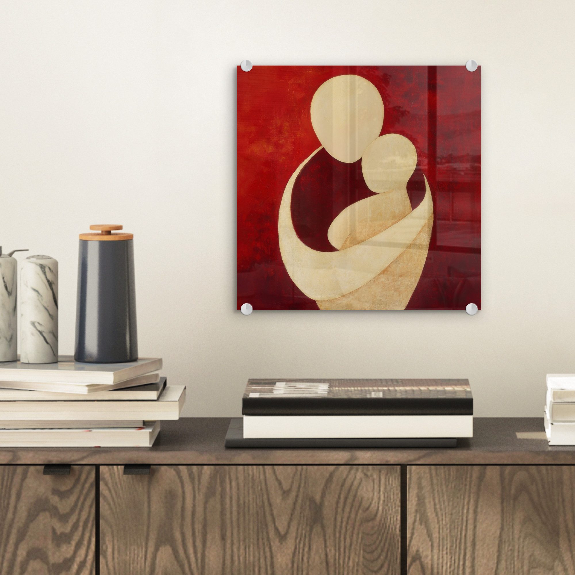 MuchoWow Acrylglasbild Abstrakt - Mutter - günstig online kaufen