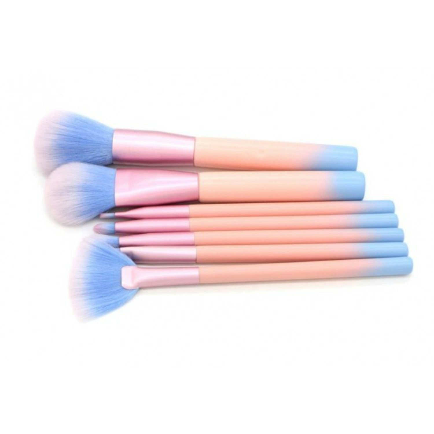 WS-Trend Kosmetikpinsel-Set Exquisites 7- teiliges buntes Make-up, 7 tlg., Pinselset für ein makelloses Finish