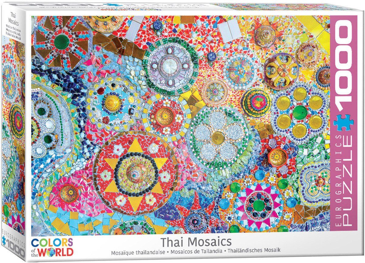EUROGRAPHICS Puzzle EuroGraphics 6000-5637 Thailändisches Mosaik, 1000 Puzzleteile