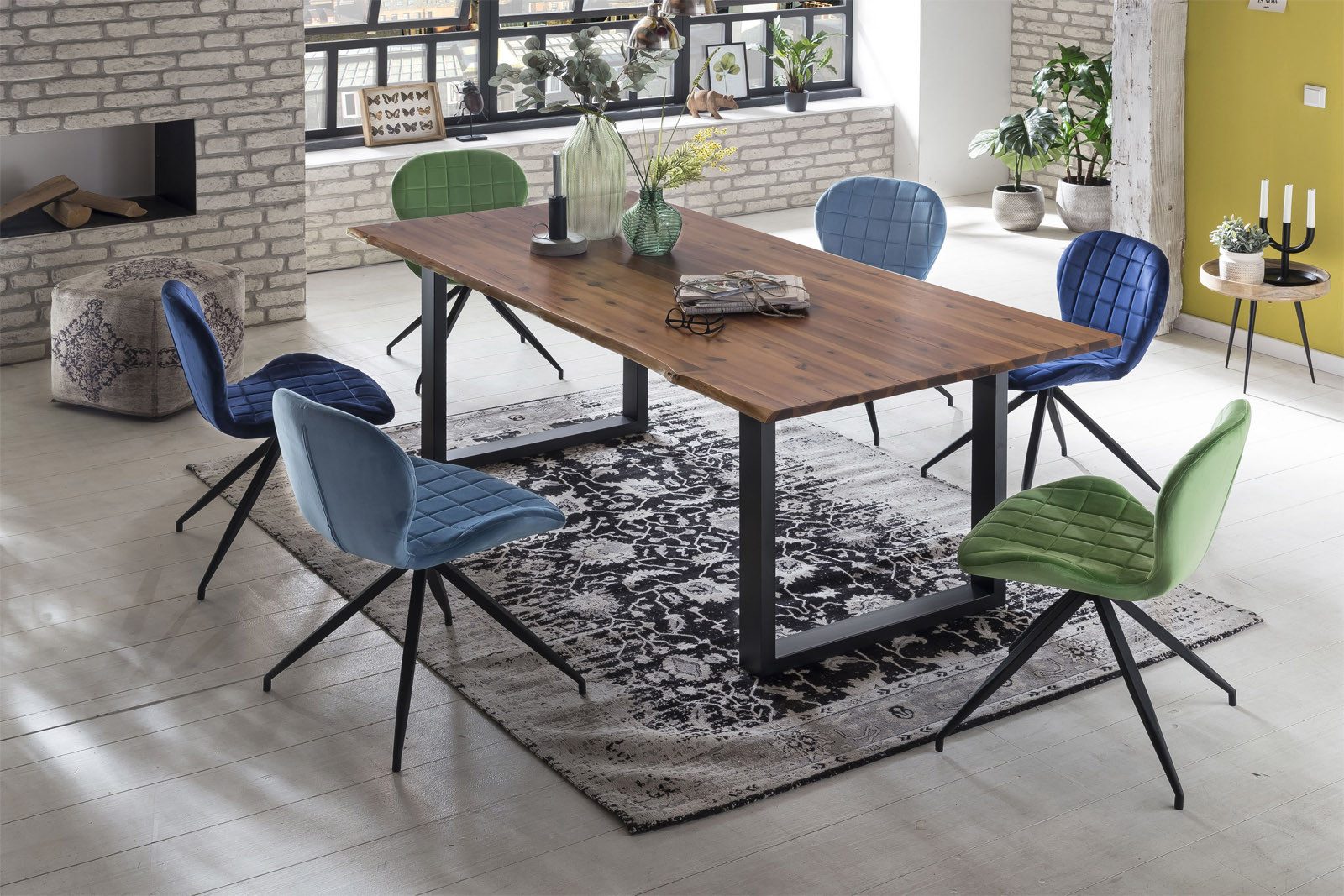 Loreno® Baumkantentisch Tops&Tables, massives Akazienholz, natürliche günstig online kaufen
