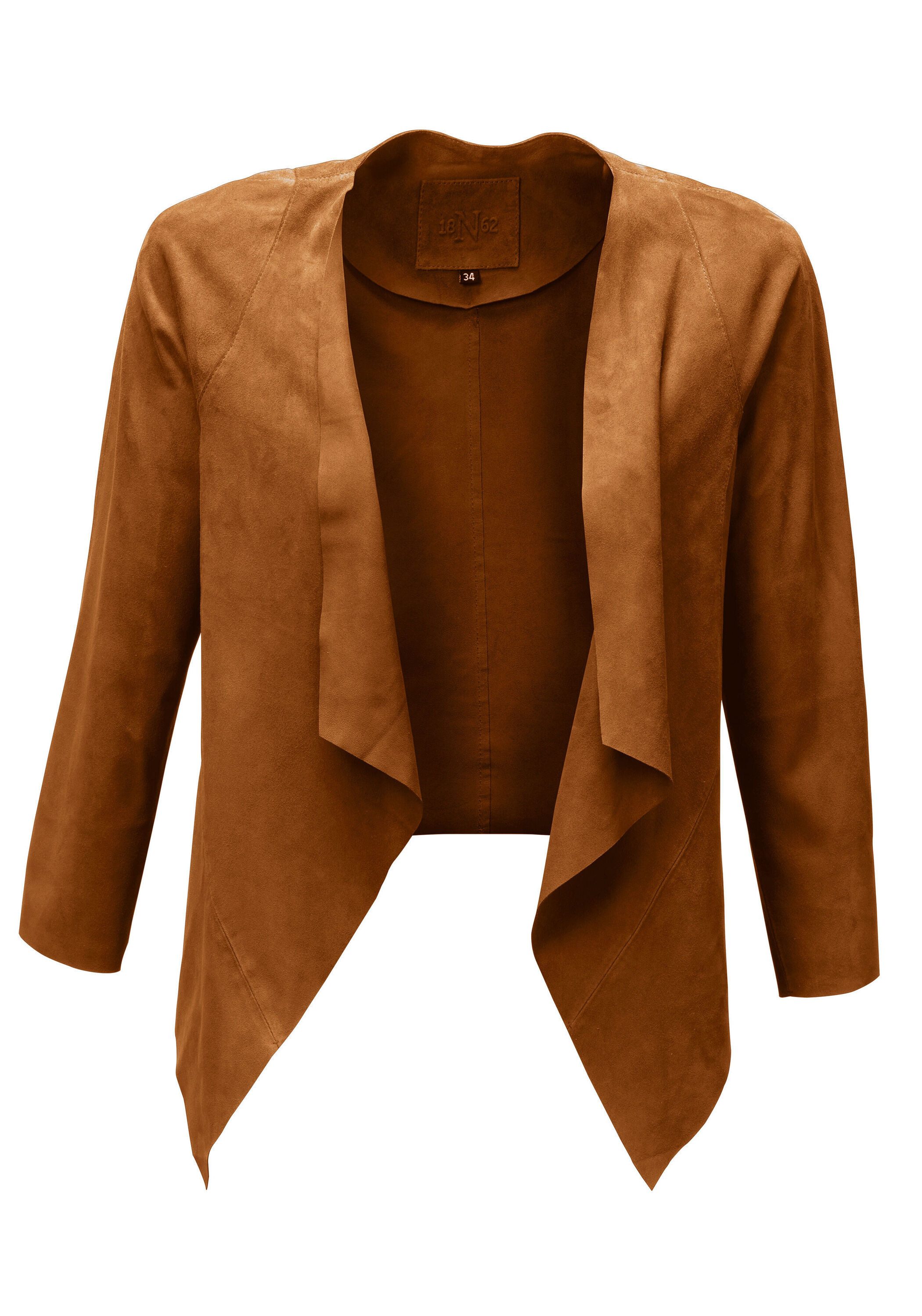 18N62 Boleroblazer NECHARMOISE (1-tlg) aus Ziegenvelours günstig online kaufen