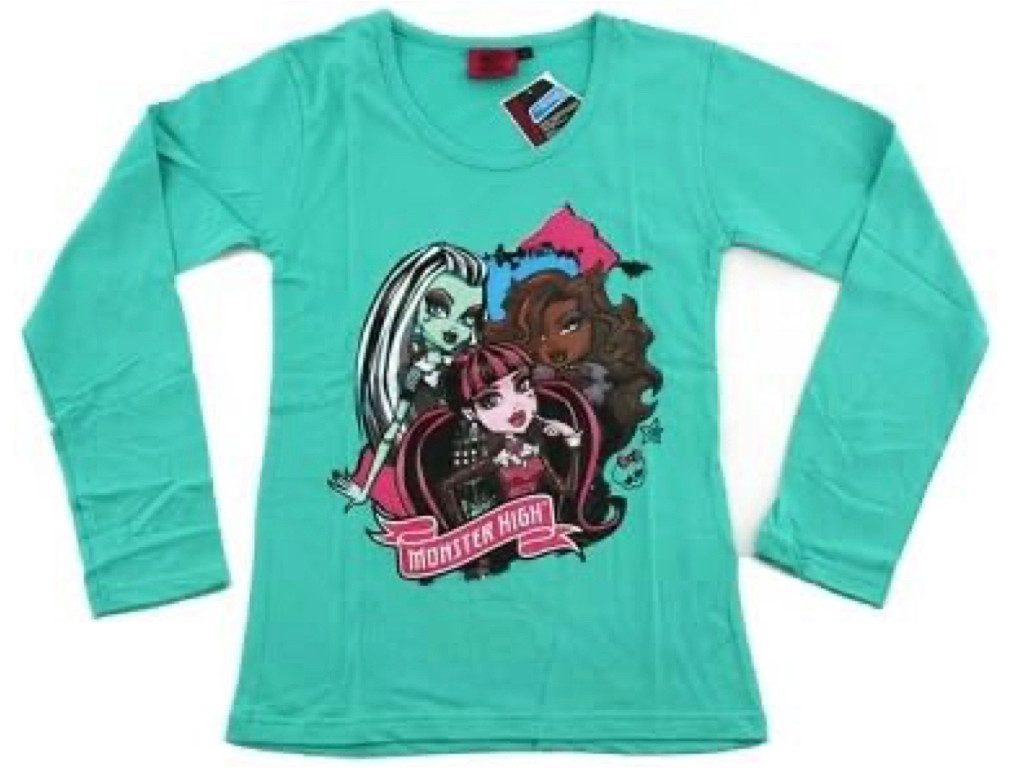 Monster High Langarmshirt Draculaura, Clawdeen Wolf und Frankie Steen