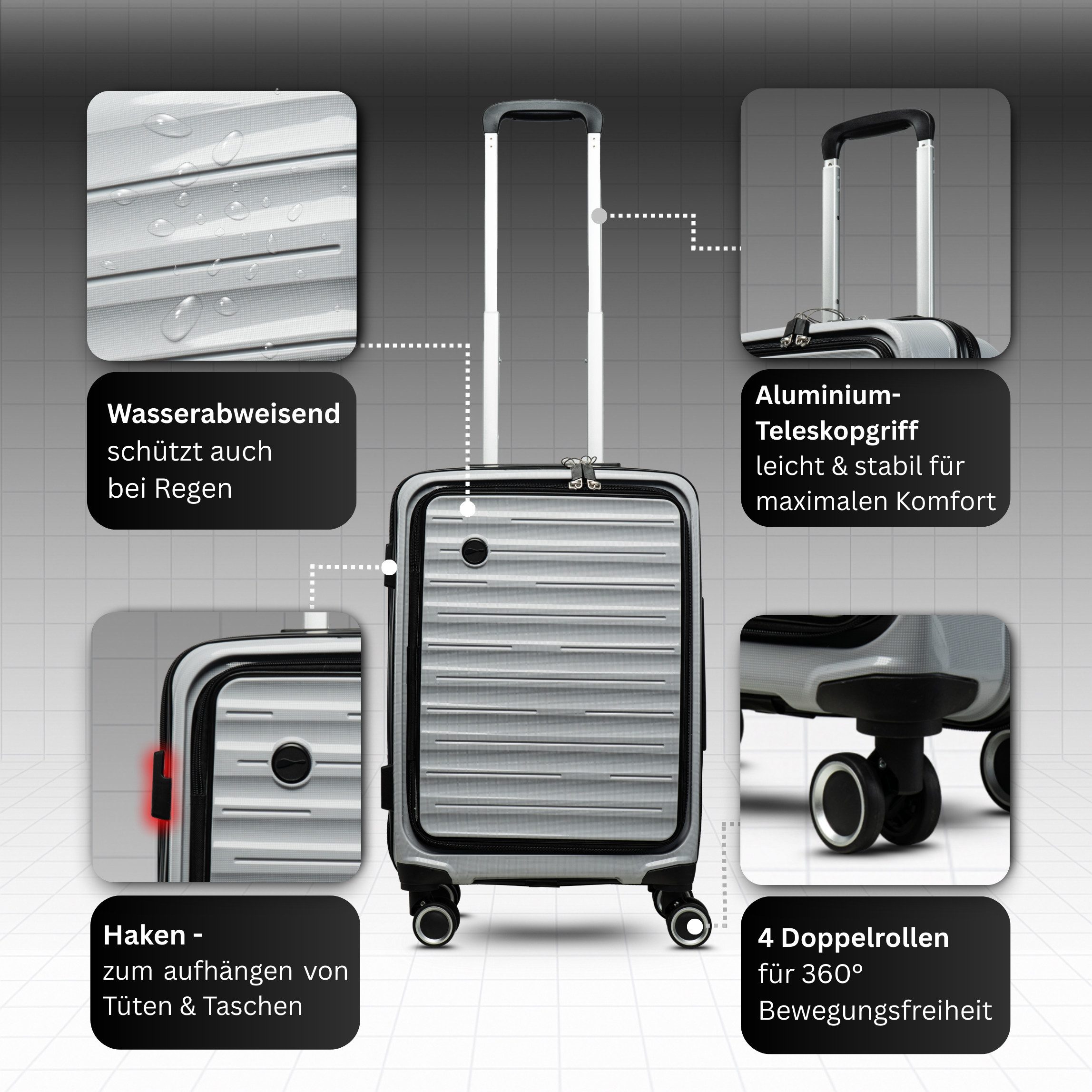 cocoono Hartschalen-Trolley Hartschalenkoffer Trolley M-L-XL-Set – günstig online kaufen