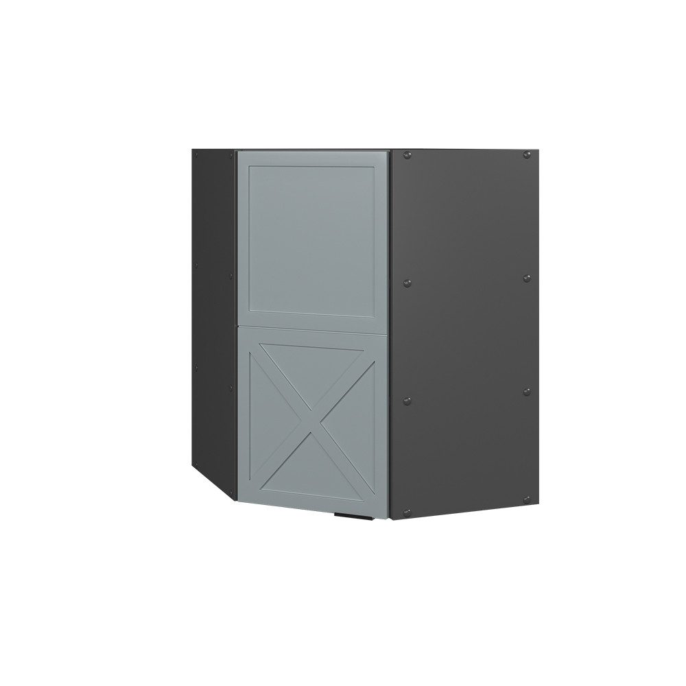 Vicco Eckhängeschrank Fame-Line, Hellblau-grau/Anthrazit, 57 cm günstig online kaufen