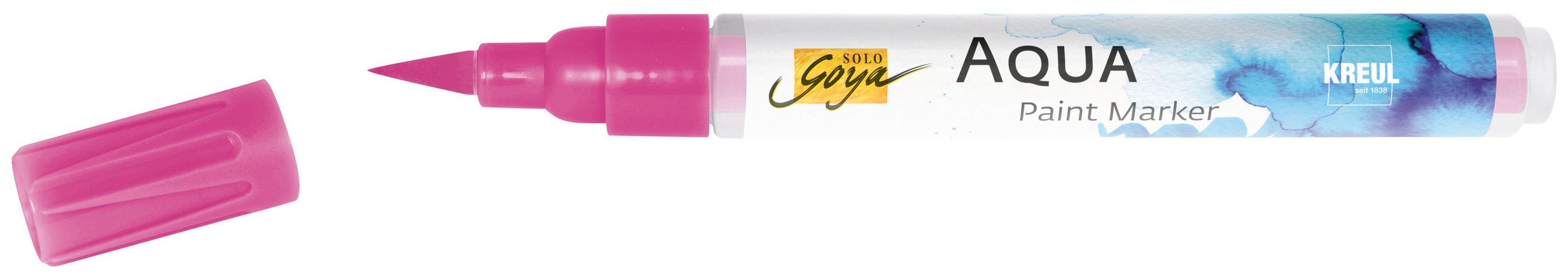 Kreul Aquarellstifte Solo Goya Aqua Paint Marker, Wasserbasis, Wasserverdünnbar Magenta