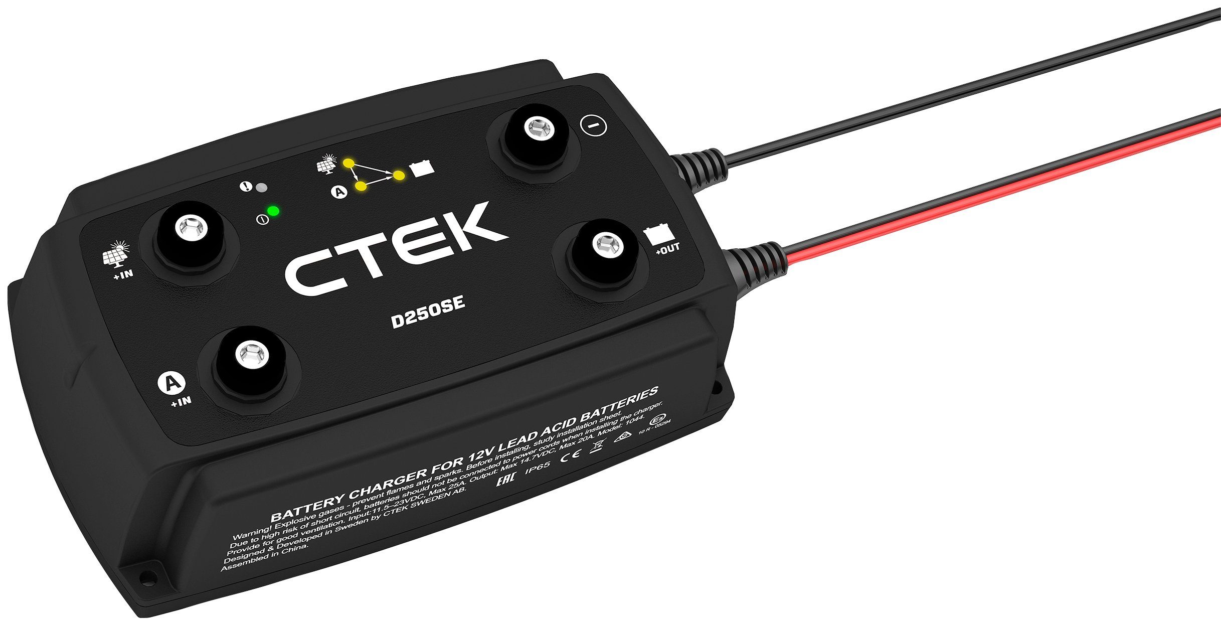 CTEK D250SE Batterie-Ladegerät (Temperatursensor zur Optimierung des Ladevorgangs in kalten Umgebungen)