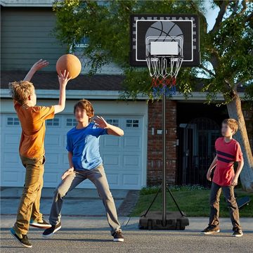 Yaheetech Basketballständer, Basketballkörbe mit Rollen Basketballanlage