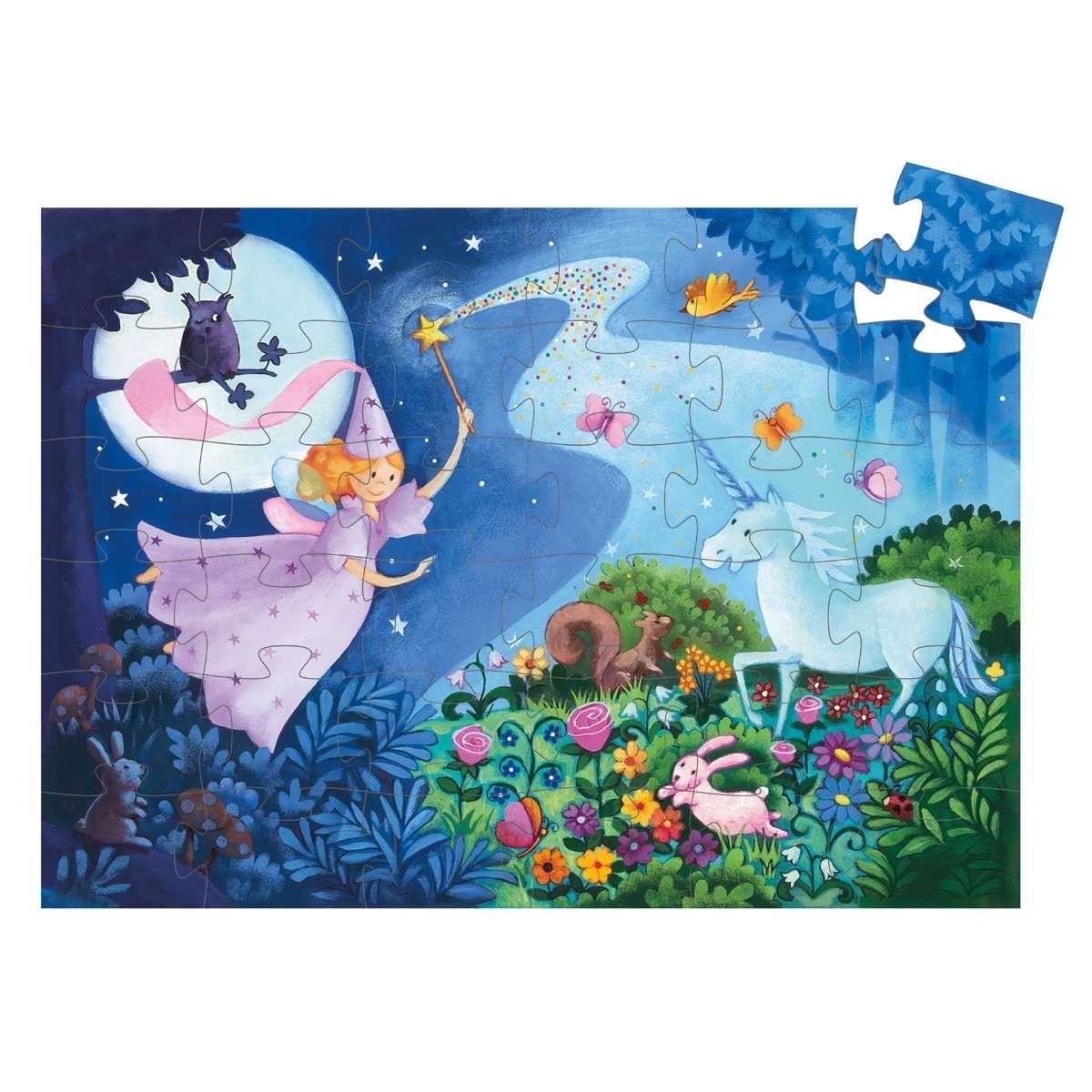 DJECO Puzzle Fee und Einhorn 36 günstig online kaufen