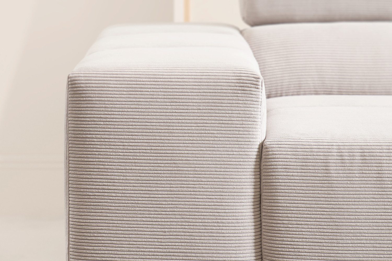 KAWOLA Ecksofa NEVADA, L-Form rechts oder links Feincord verschiedene Ausführungen 319x215 cm