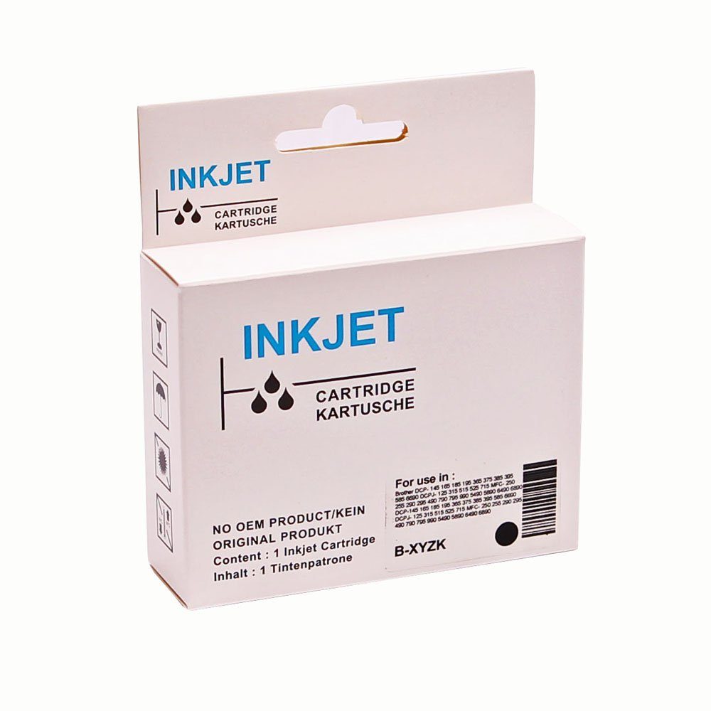 ABC Tintenpatrone (kompatibel für Epson 34XL Schwarz für Epson WorkForce Pro WF-3720 WF-3, ABC)
