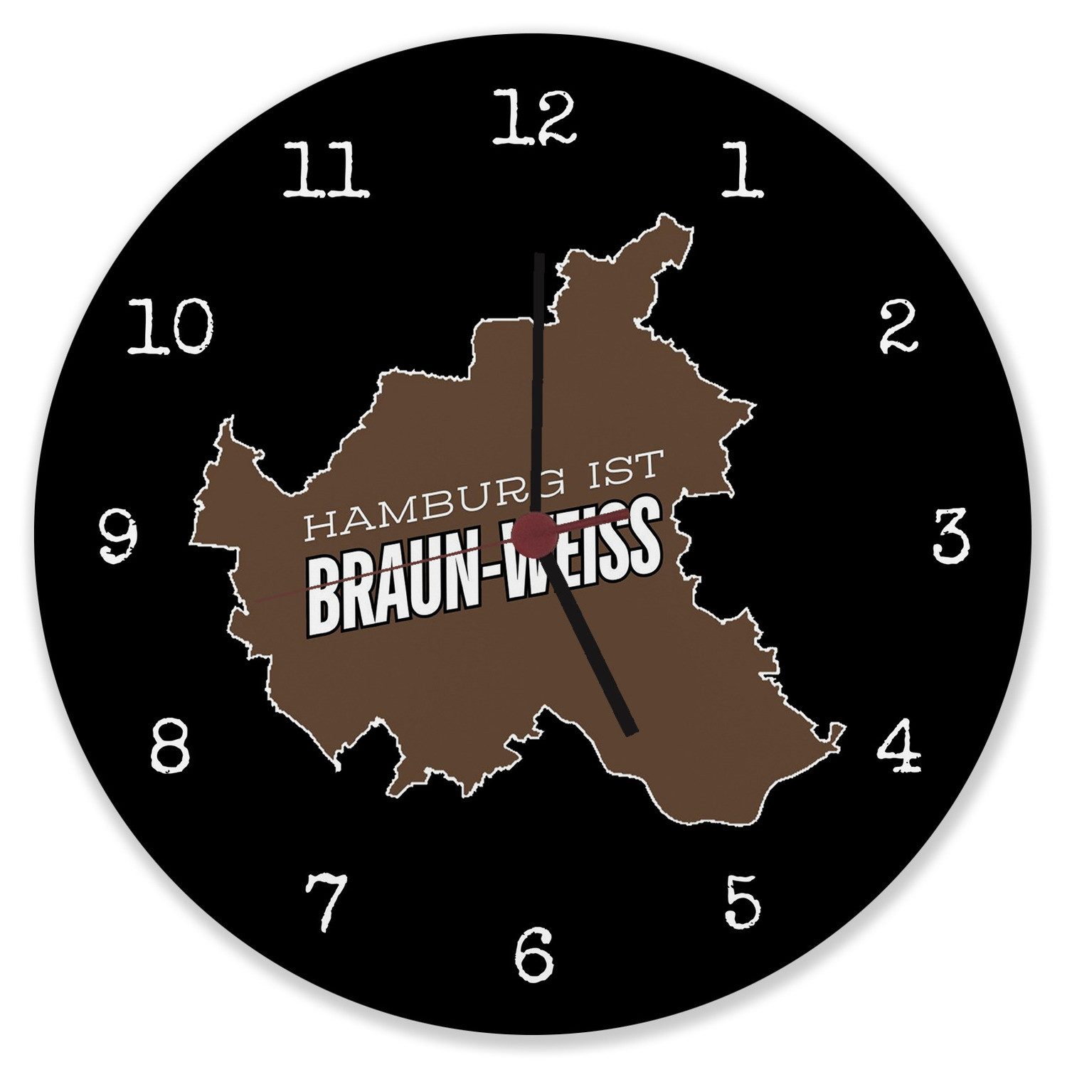 speecheese Wanduhr St. Pauli Wanduhr aus günstig online kaufen