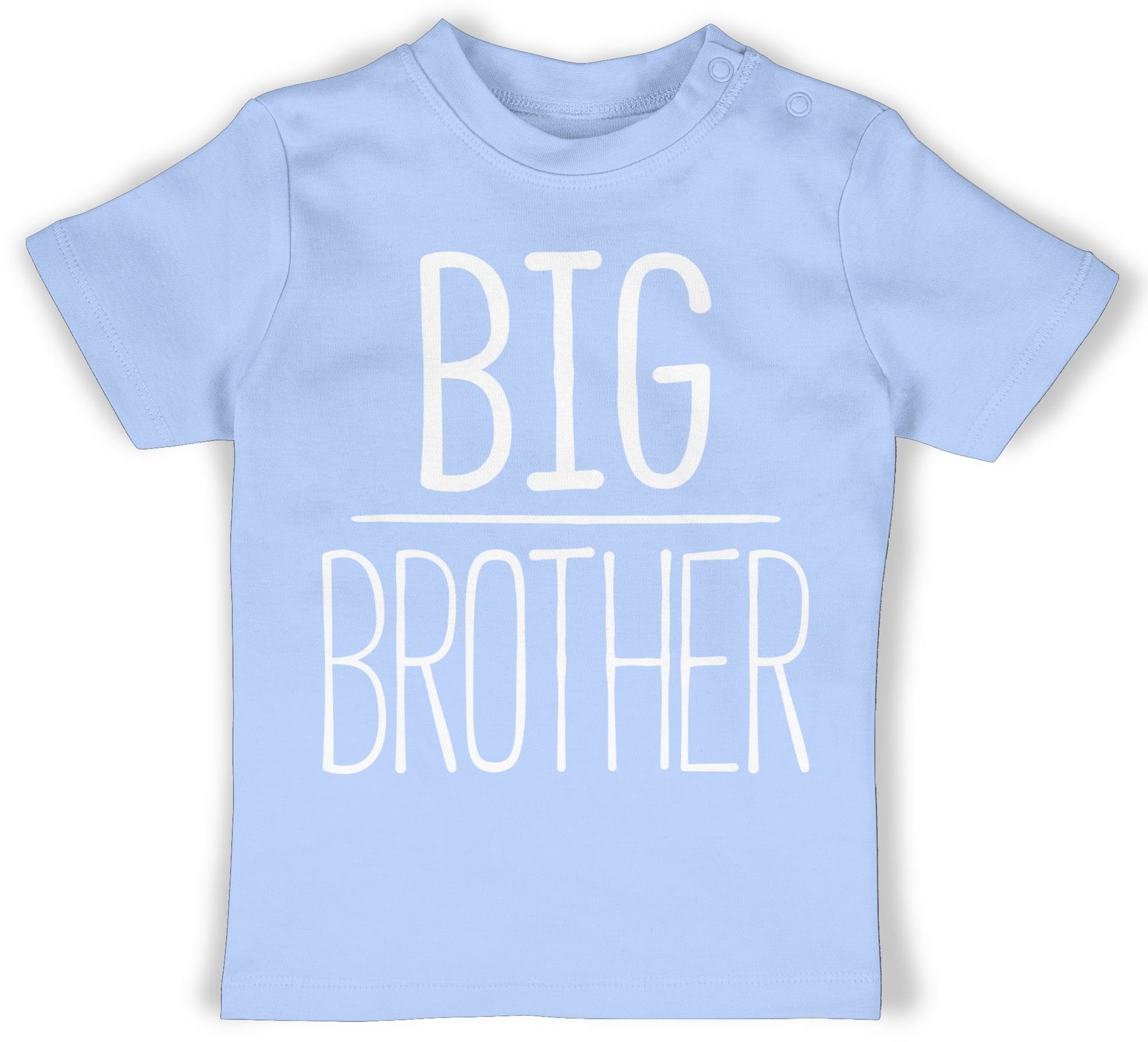 Shirtracer T-Shirt Big Brother Großer Bruder 2 Babyblau