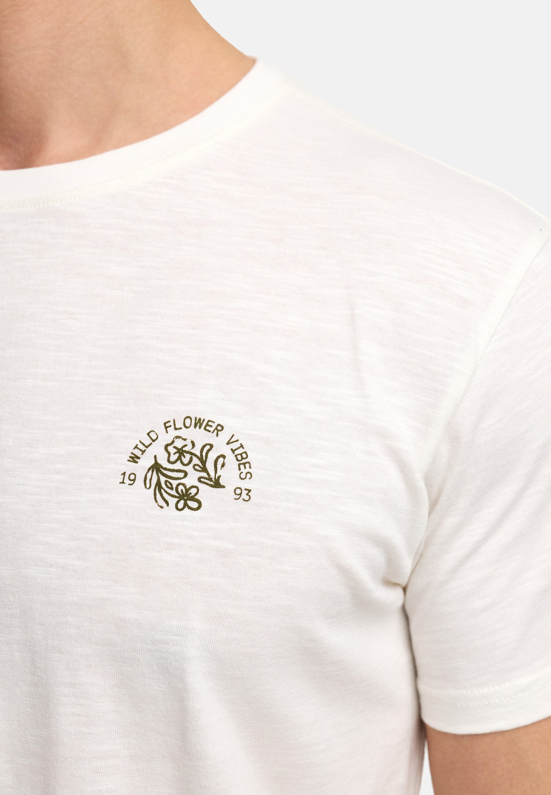 Indicode T-Shirt Herren INAsbjorn Shirt Tee Herrenshirt T-Shirt mit hochwertig verarbeiteten Details