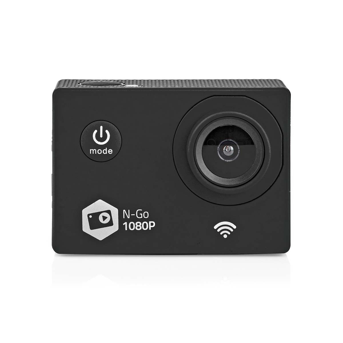 Nedis ACAM21BK Action Cam (Wi-Fi, alltag & einsatz, 1080p@30fps, waterproof up to: 30,0 m)