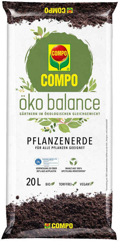 Compo Blumenerde »COMPO öko balance®«, Pflanzenerde, 20 Liter