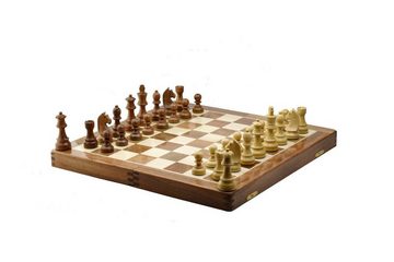 ROOGU Spiel, ROOGU Schachset Schachfiguren German Staunton 3.75'' + Schachbrett 18''