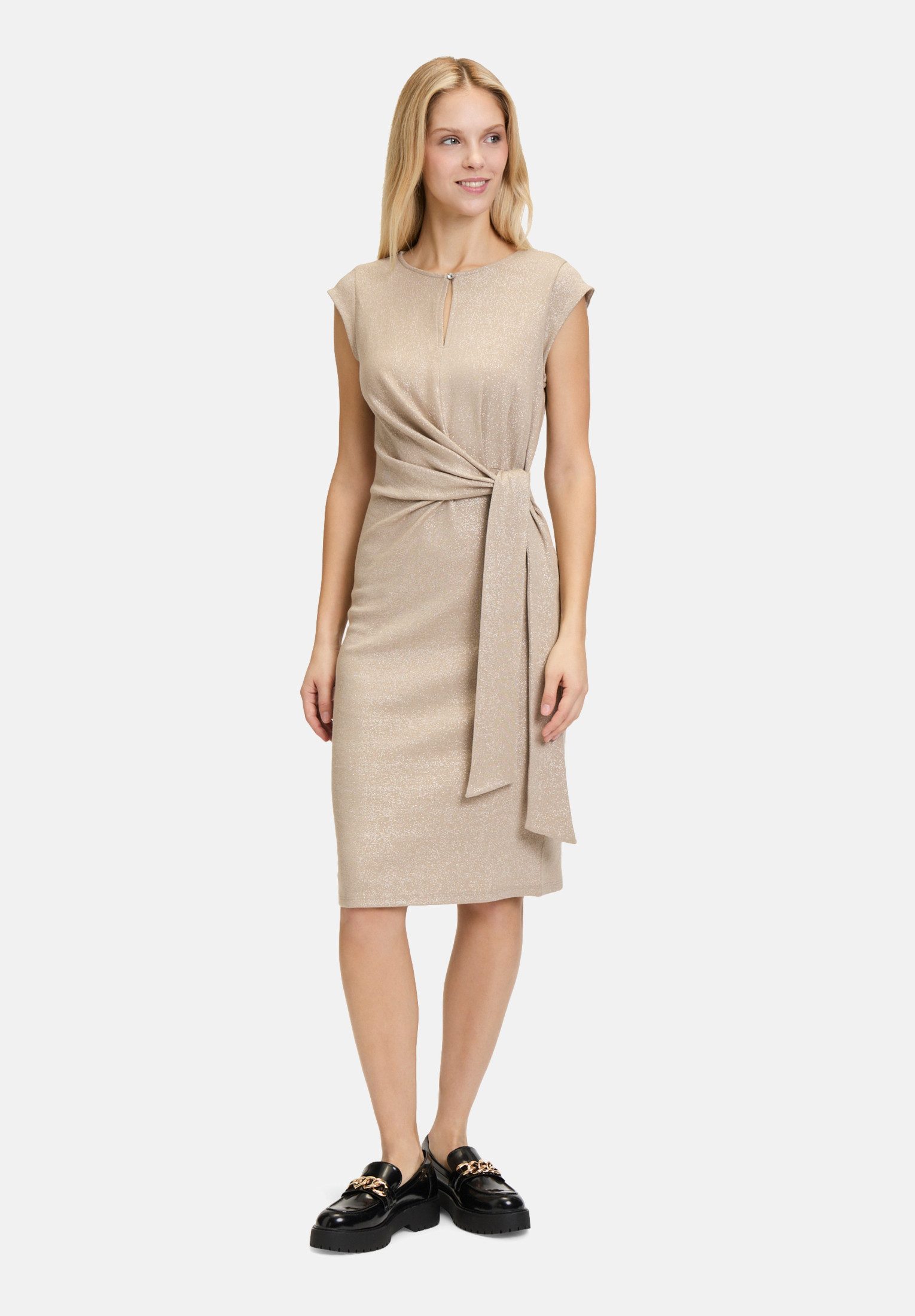 Cartoon Jerseykleid Damen mit Lurexfaden Form