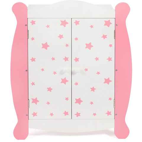 CHIC2000 Puppenkleiderschrank Stars Pink