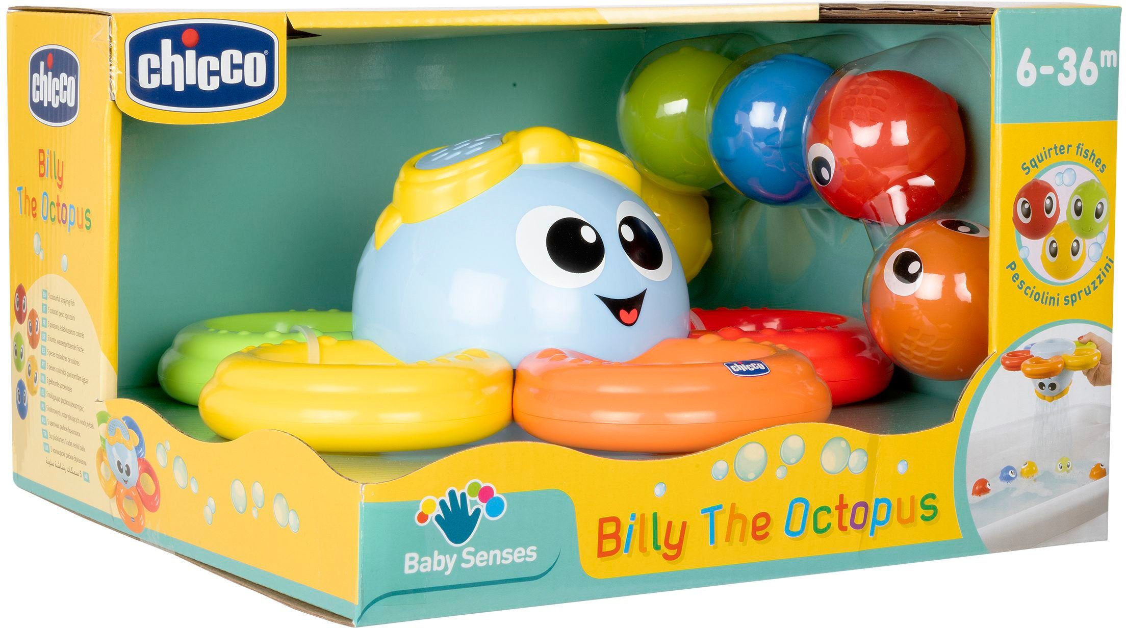 Badespielzeug der Billy Oktopus Chicco