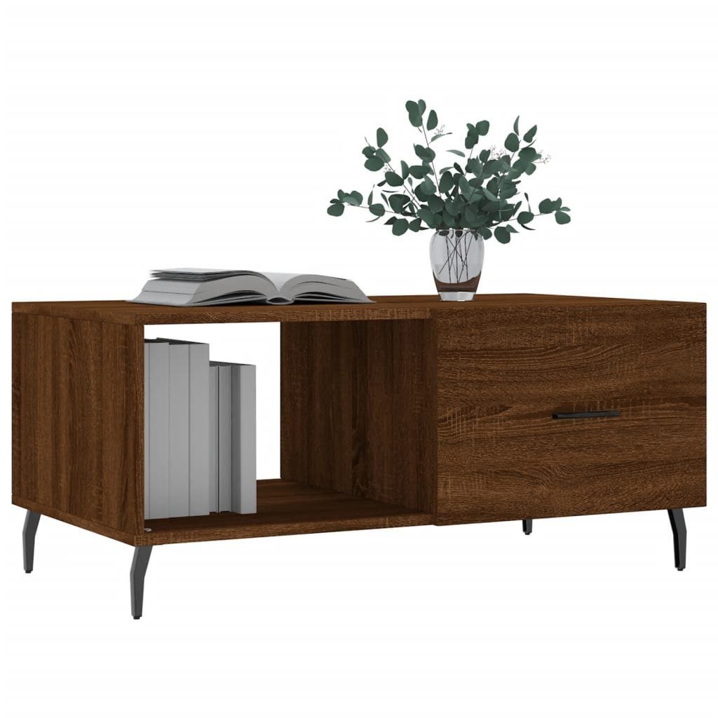 vidaXL Couchtisch Couchtisch Braun Eichen-Optik 90x50x40 günstig online kaufen
