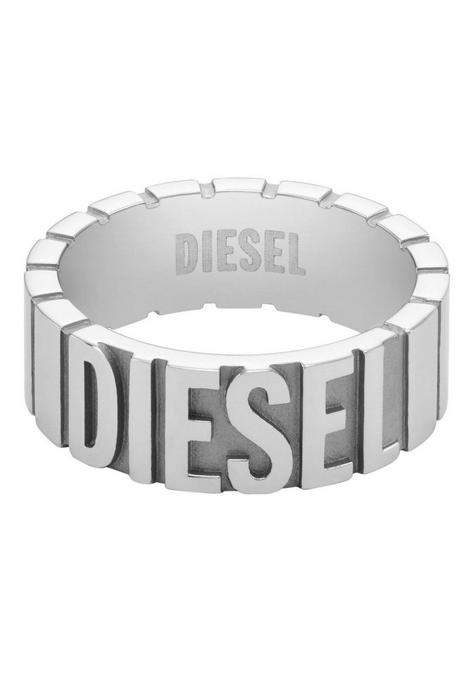 Diesel Fingerring Schmuck Edelstahl Fingerring STEEL, zu Hoodie, Shirt,  Jeans, Sneaker, Underwear, Parfüm - Geschenk!, DIESEL Schmuck -  Herrenfingerring