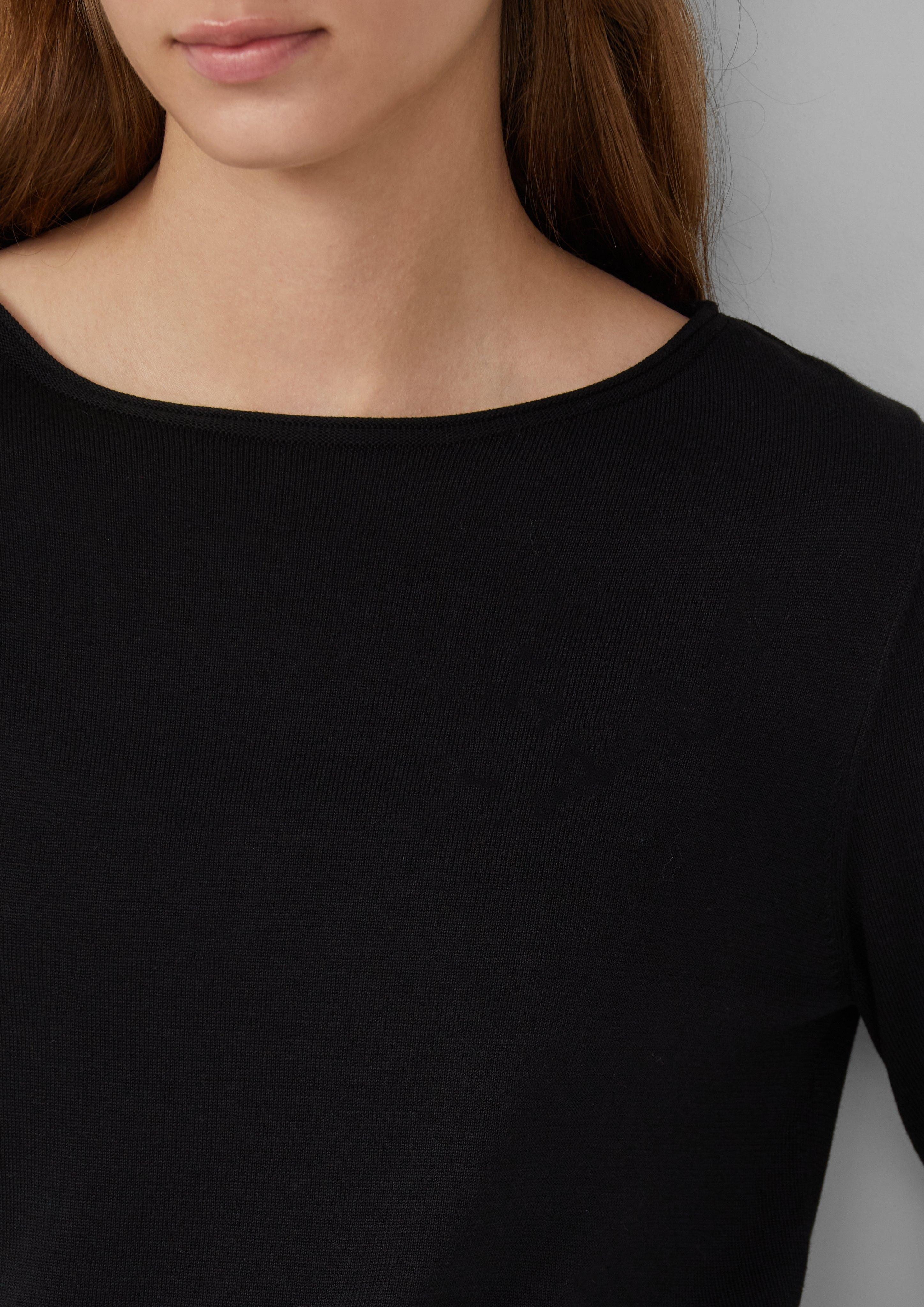 s.Oliver Strickpullover Weicher Feinstrickpullover mit Rollkanten günstig online kaufen