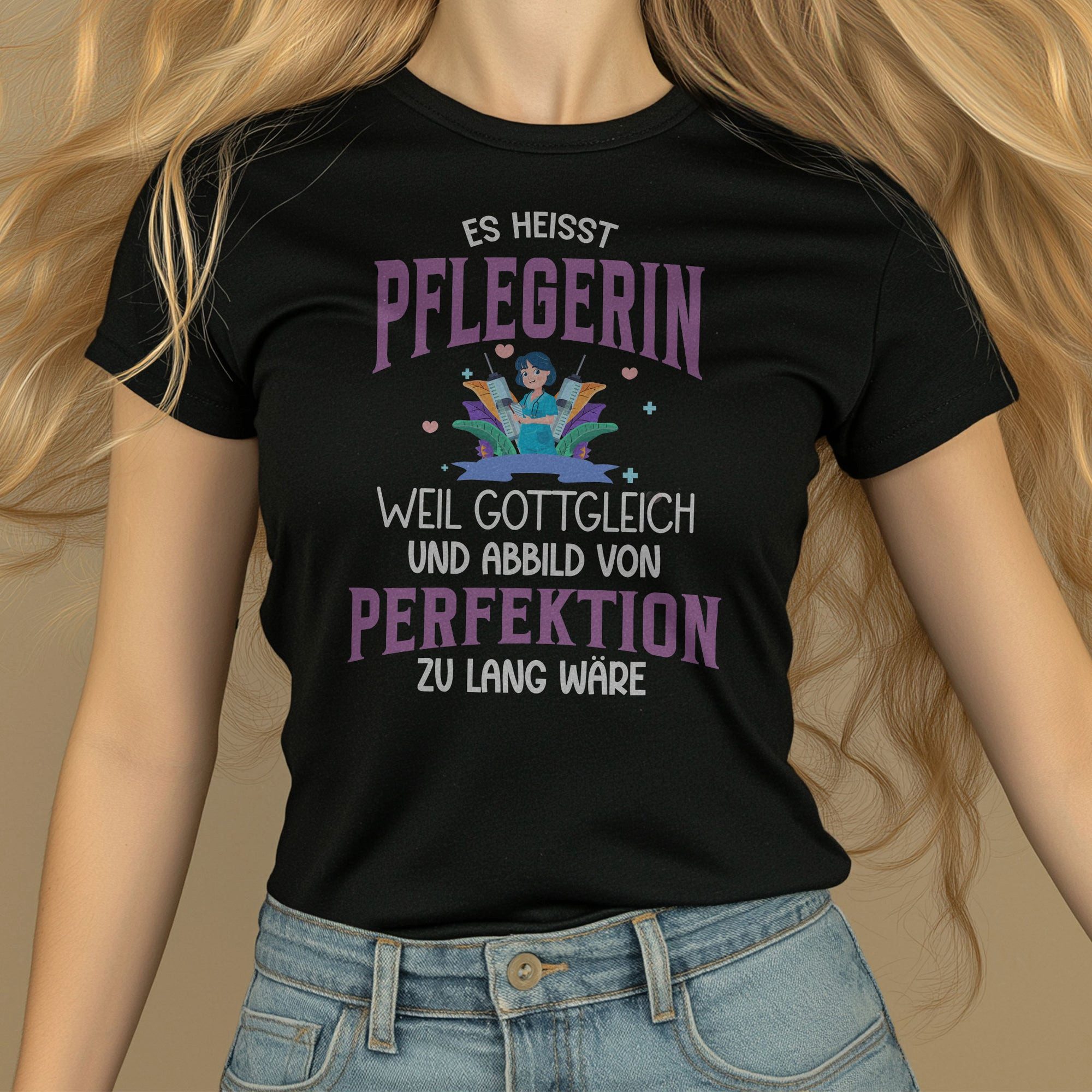 22Feels T-Shirt Pflegerin Geschenk Frauen Spruch Beruf Ausbildung Studium Abschluss IN DEUTSCHLAND BEDRUCKT