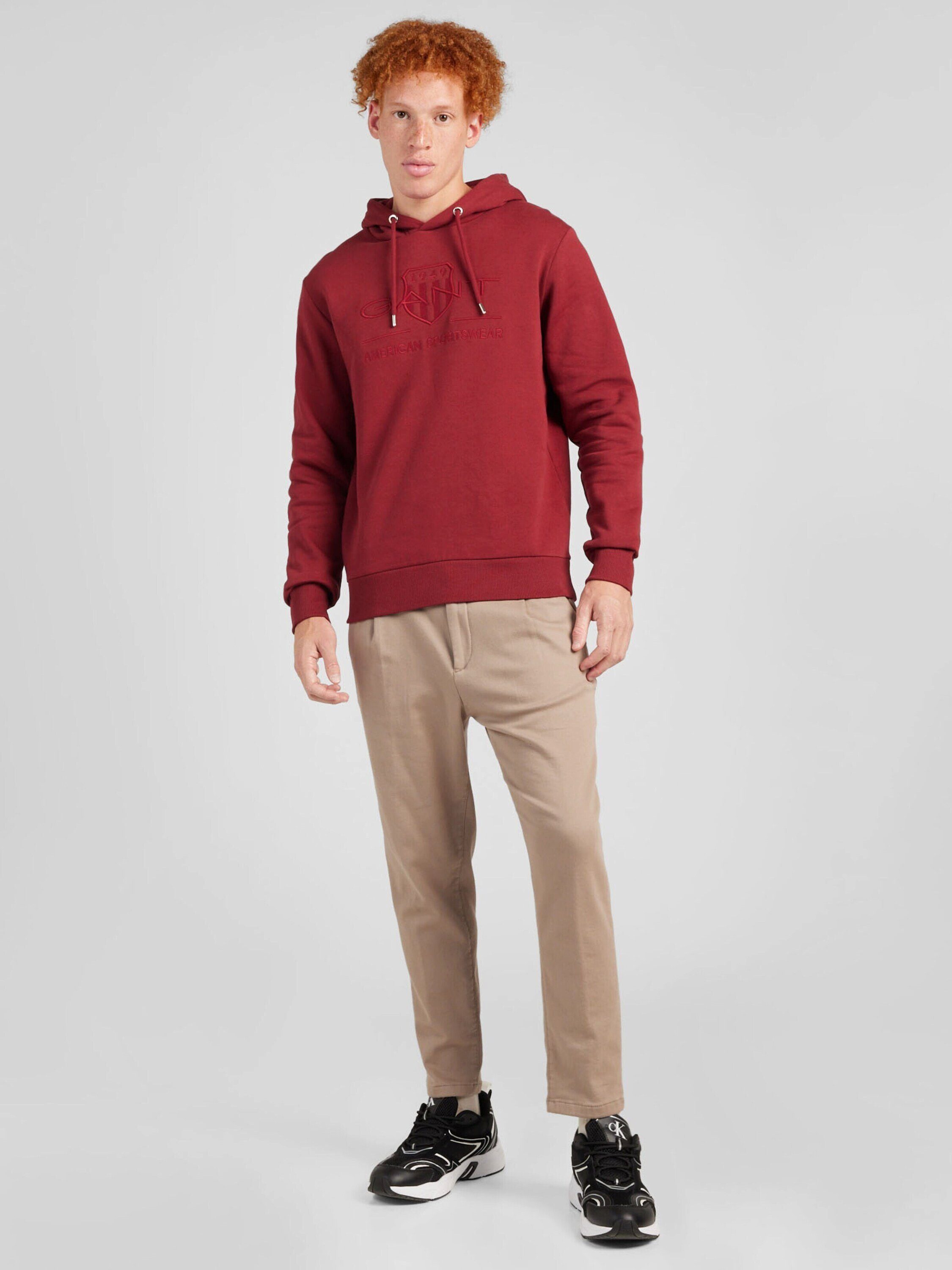 Sweatshirt red plumped (1-tlg) Tonal Gant