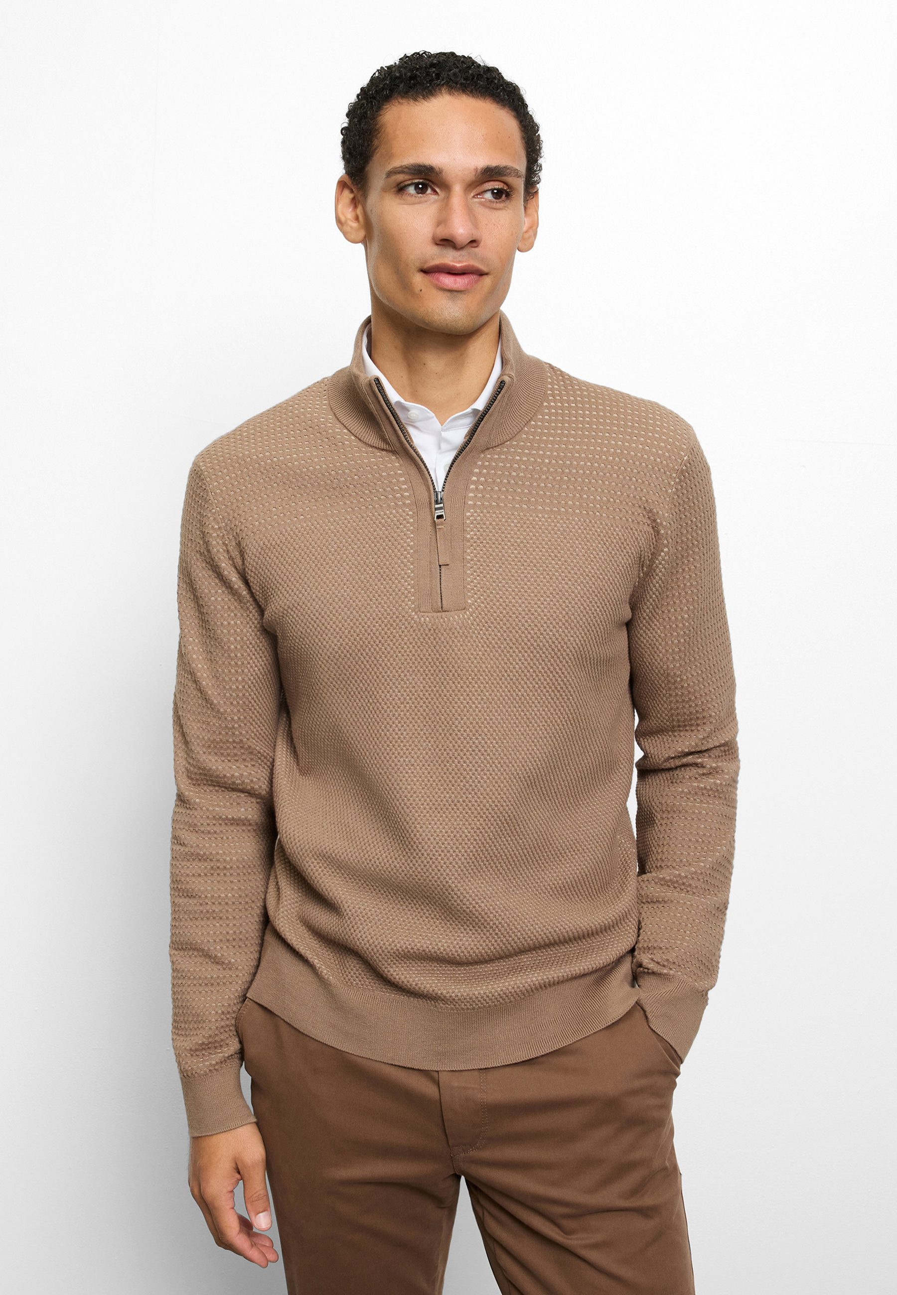 OLYMP Troyer OLYMP Casual Strick, Troyer