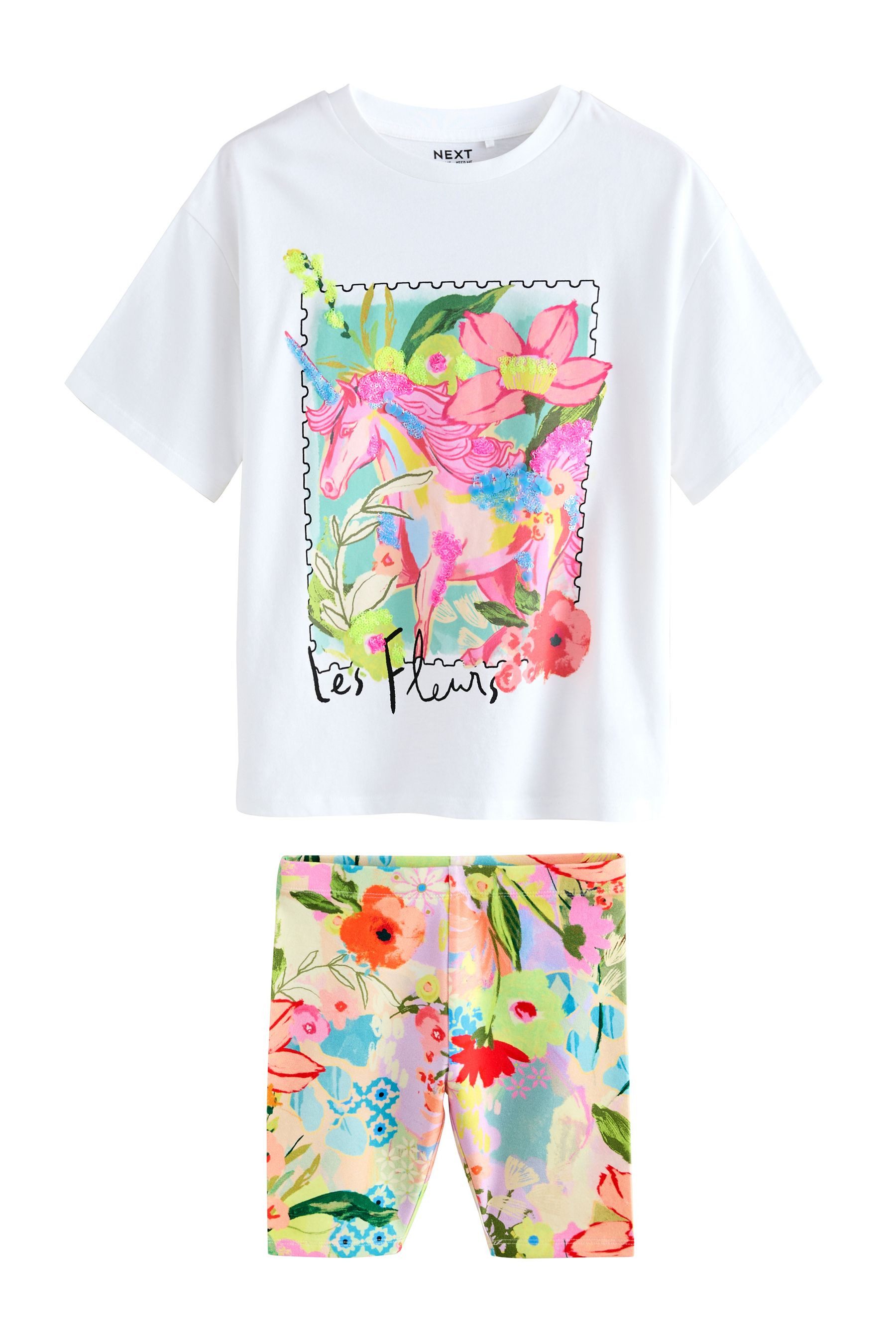 Next T-Shirt & Shorts Oversized Fit günstig online kaufen
