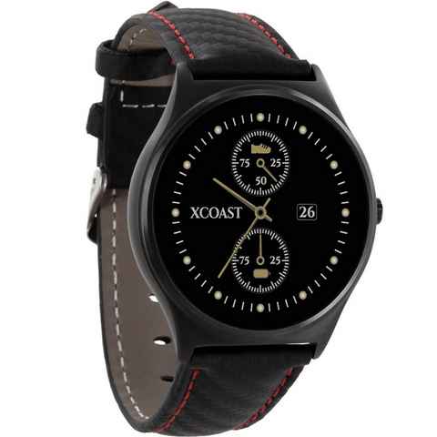X-Watch QIN XW PRO Smartwatch iphone Smartwatch (1,22 Zoll), Puls, Blutdruck, 21 Sportmodi, Schlaf, Schritte, Kalorien