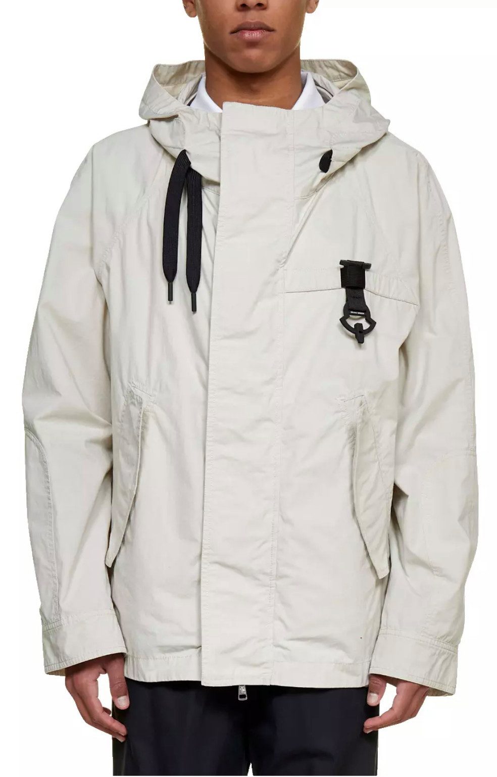 MONCLER Allwetterjacke Genius x Craig Green Wind Hancock Parka Technischen Gewebemix in dichter Webart