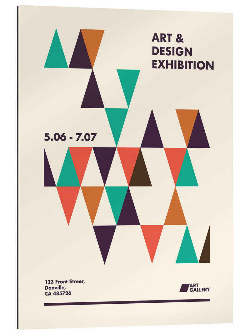 Posterlounge XXL-Wandbild Exhibition Posters, Bauhaus Art & Design, Wohnzimmer Mid-Century Modern Grafikdesign