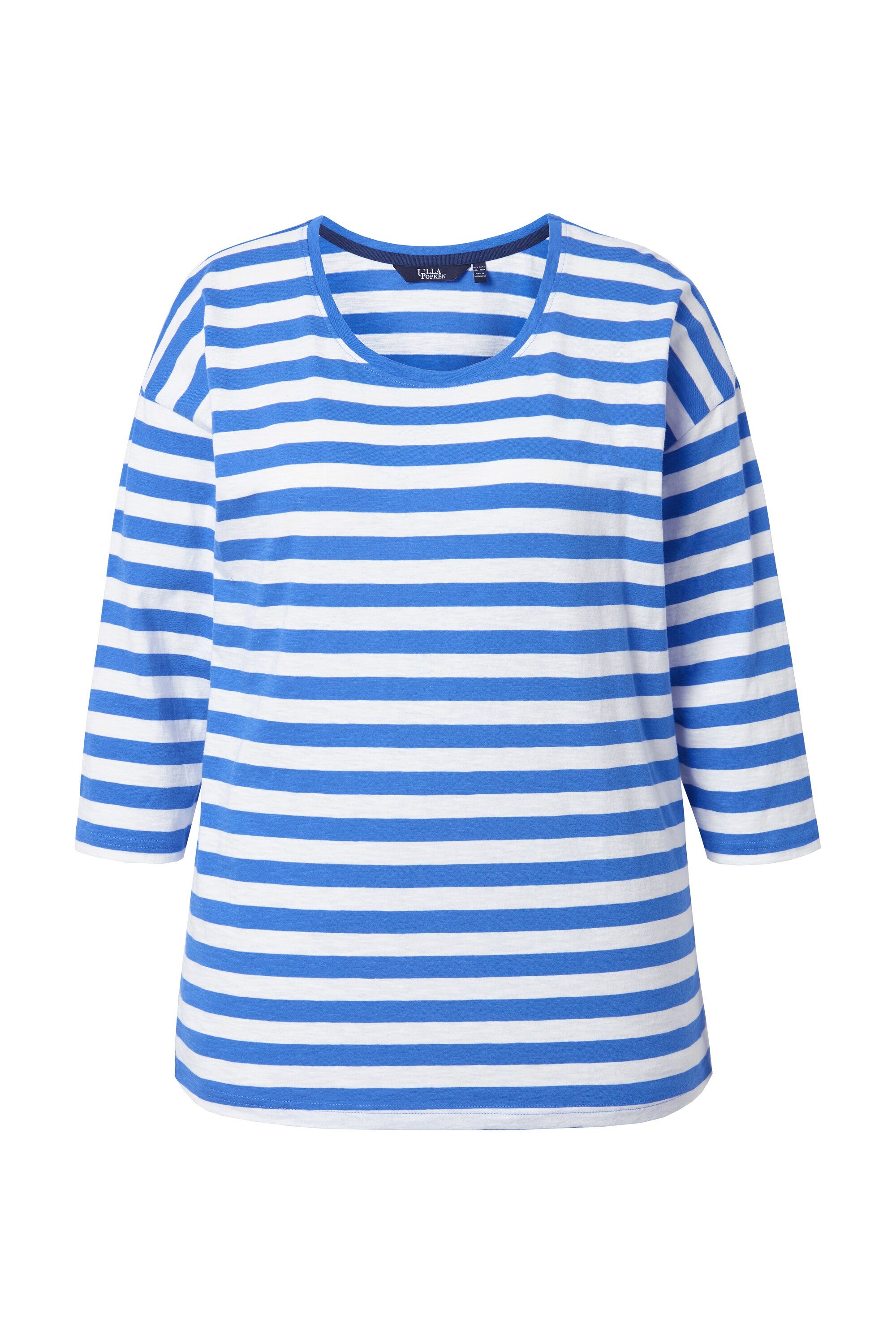 Ulla Popken T-Shirt Shirt Ringel Oversized günstig online kaufen