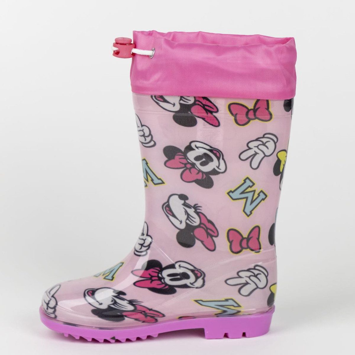 Cerda Disney Minnie Mouse Kinder-Regenstiefel Wasserdichte PVC für Mädchen Gummistiefel