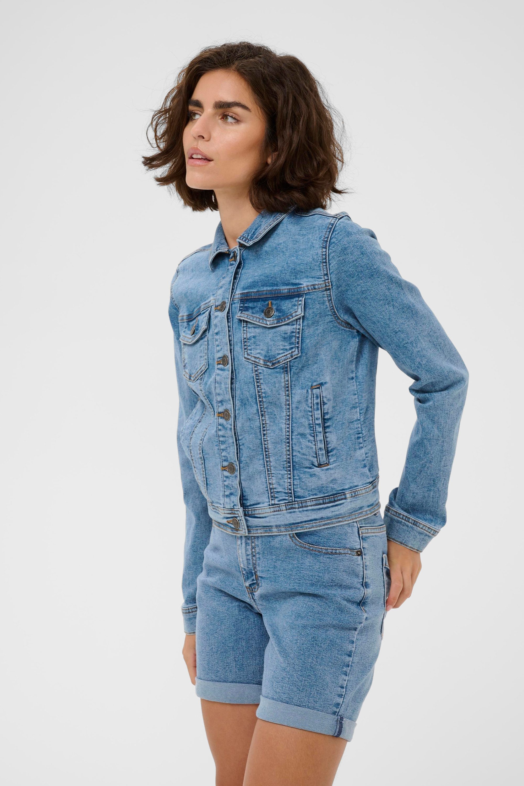 KAFFE Jeansjacke Jeansjacke KAvilma