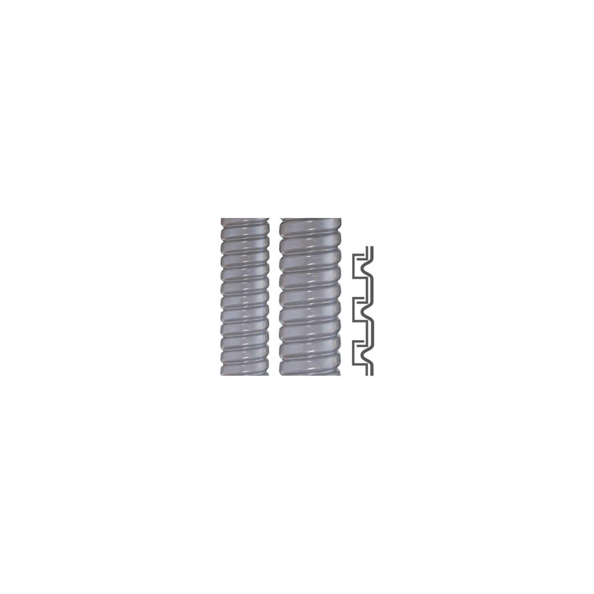 Flexa Druckluftschlauch Flexa Metallschutzschlauch flüssigkeitsdicht SPR-PVC-AS AD21 gr 50 Stk