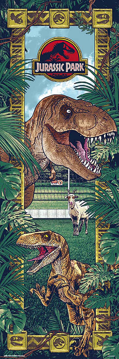 Grupo Erik Poster Jurassic Park Türposter 53 x 158 cm