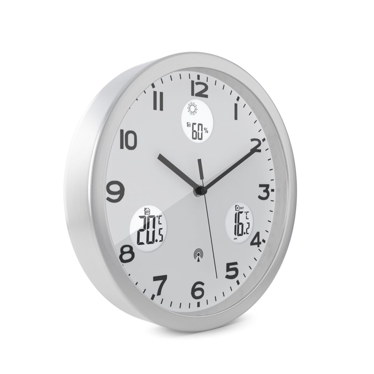 Mebus Wecker 13150 Funk Wanduhr