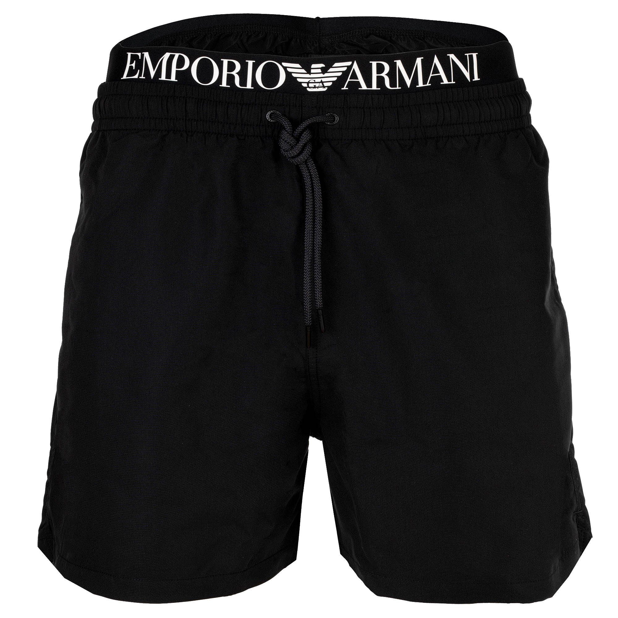 Badeshorts Herren Badeshorts 1er Pack Polyester LOGOBAND