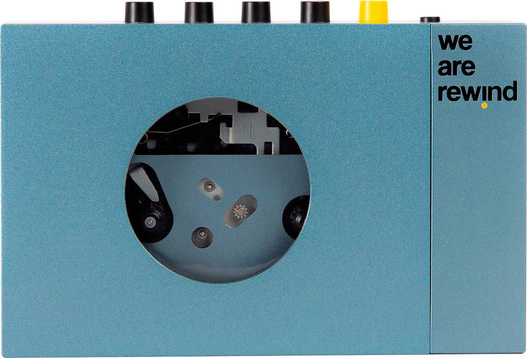 We Are Rewind Tragbarer Kassettenspieler mit Bluetooth Kassetten Player (Bluetooth)