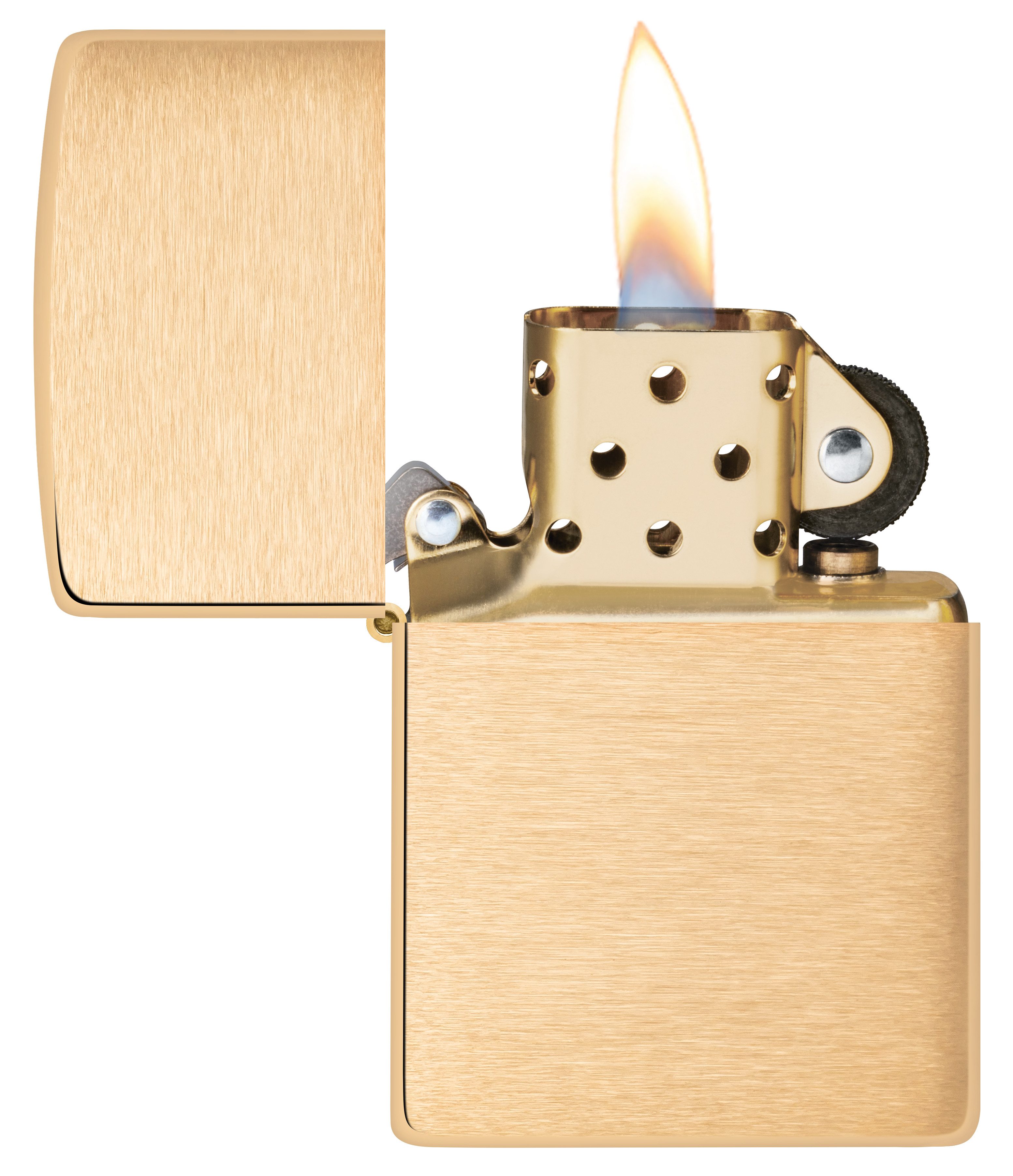 Zippo Feuerzeuge Zippo Sturmfeuerzeug - Base Model - Nachfüllbar Windfest Geschenkbox