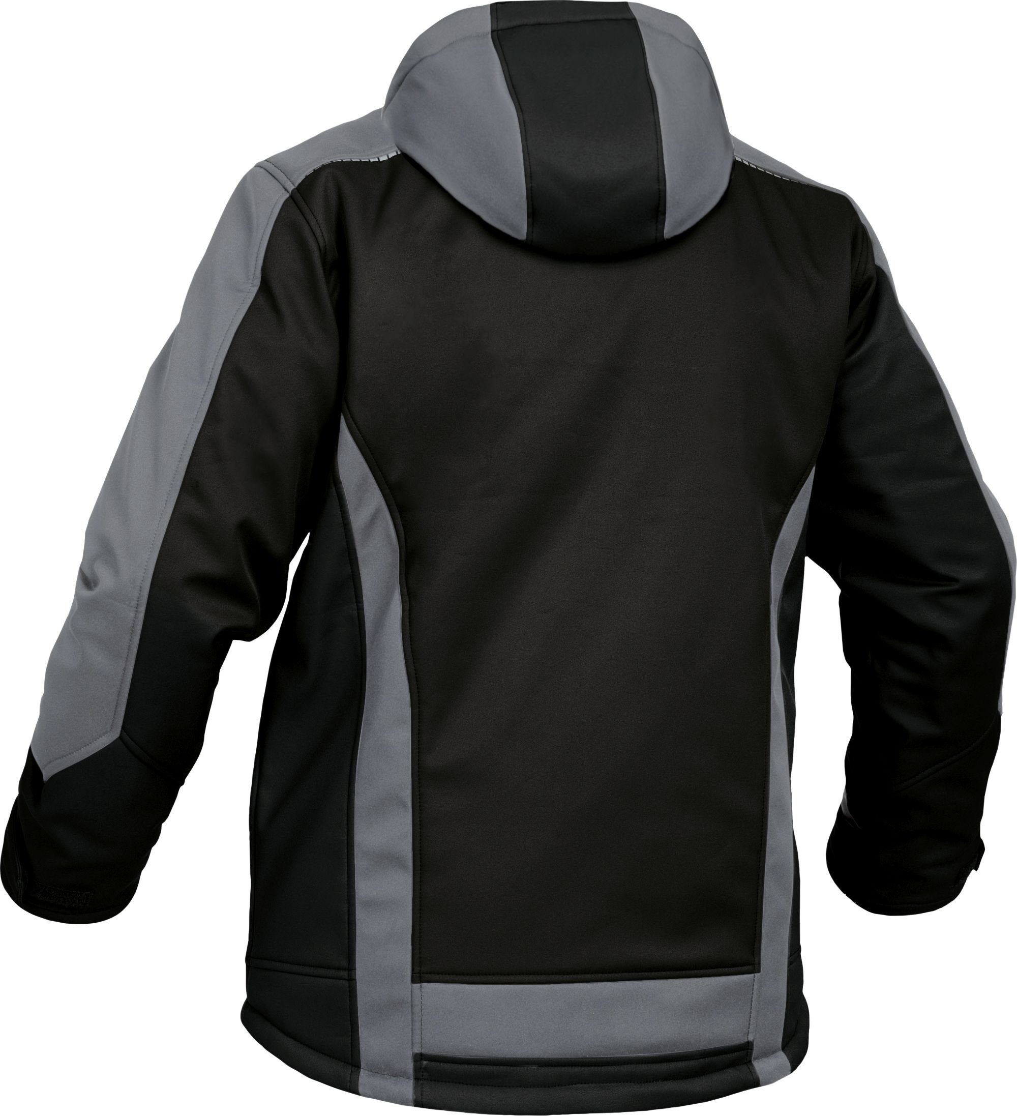 Herren Flex-Line Softshelljacke Leibwächter schwarz/grau Softshelljacke