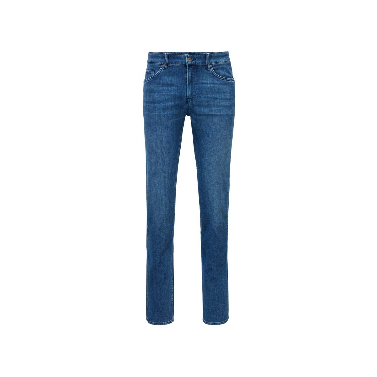 HUGO Straight-Jeans (1-tlg) regular blau