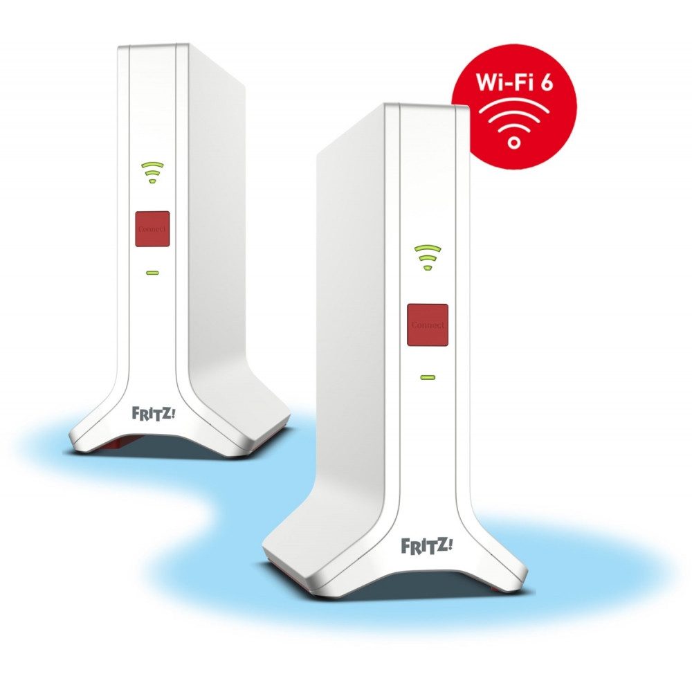 AVM AVM FRITZ!Mesh Set 4200 WLAN Repeater - 2er Pack. WLAN-Router, Ultraschnelles WLAN bis 4200 MBit/s
