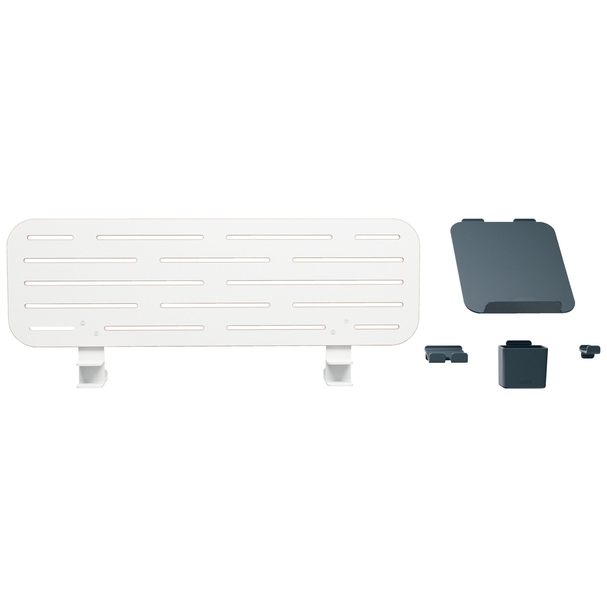 LEITZ Standtafel Schreibtischorganizer Pegboard 65490000 5tlg weiß/anthrazit