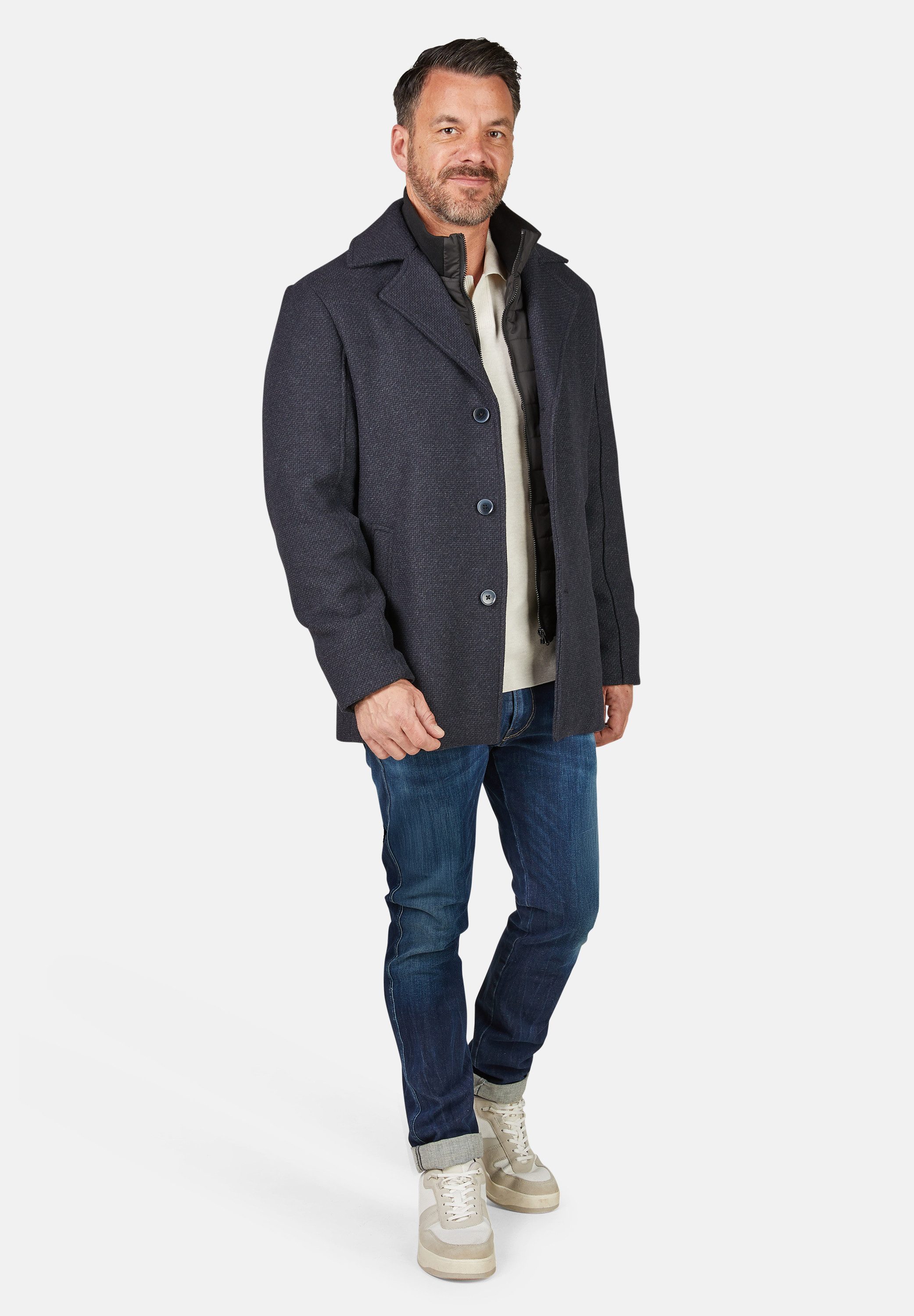 Calamar Funktionsjacke Cabanjacke in Wolloptik